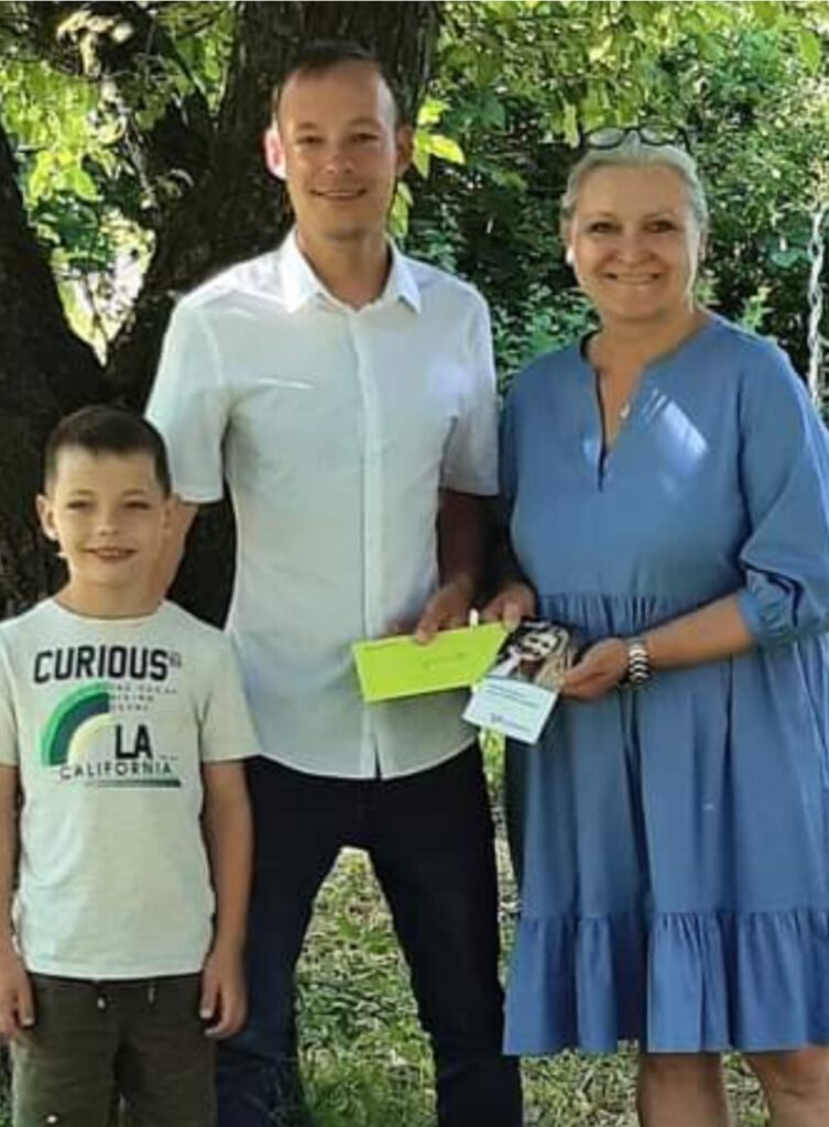 Spendenübergabe durch den Gartenbauverein Obertheres