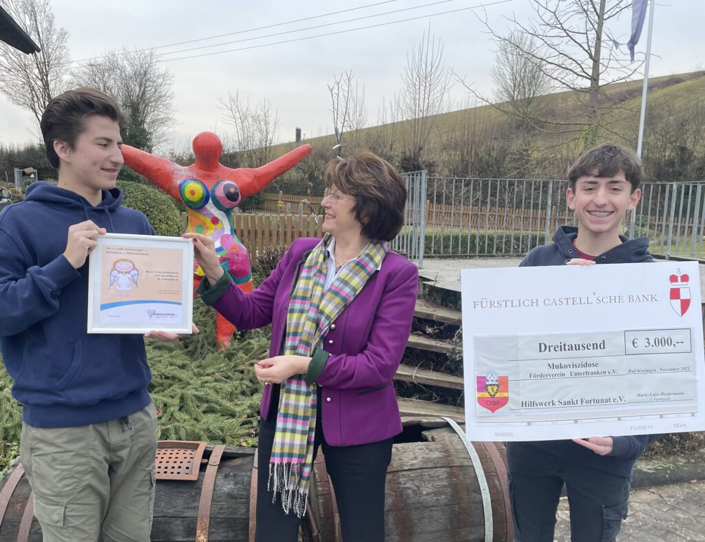 Schutzengelübergabe an Hilfswerk St. Fortunat e.V.