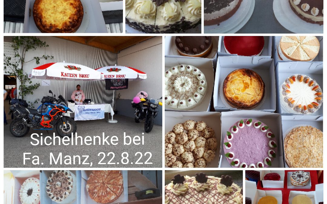 Streetbunnycrew: Tortenverkauf Sichelhenke bei Fa. Manz