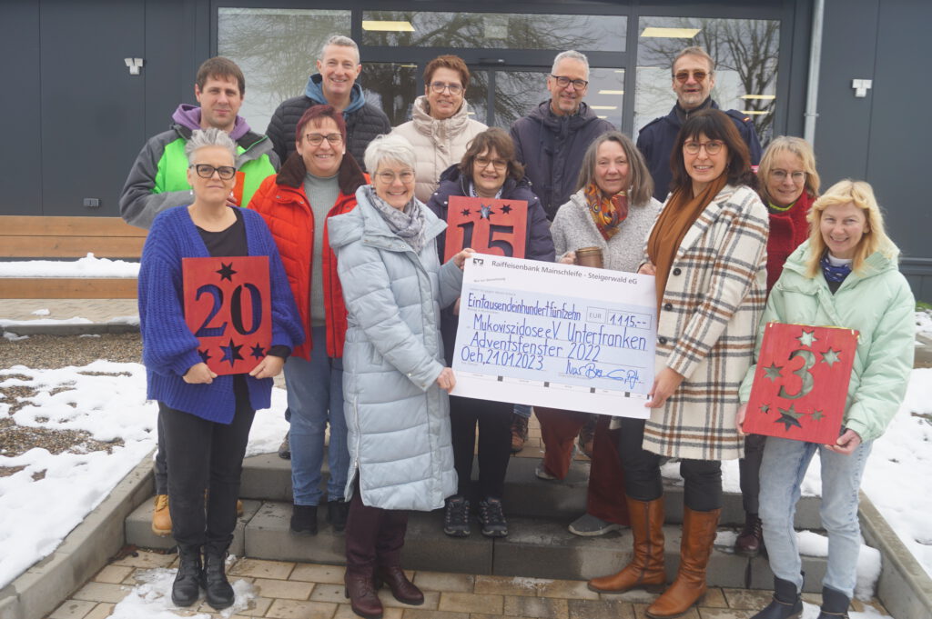 1.115 Euro für die Mukoviszidose Unterfranken