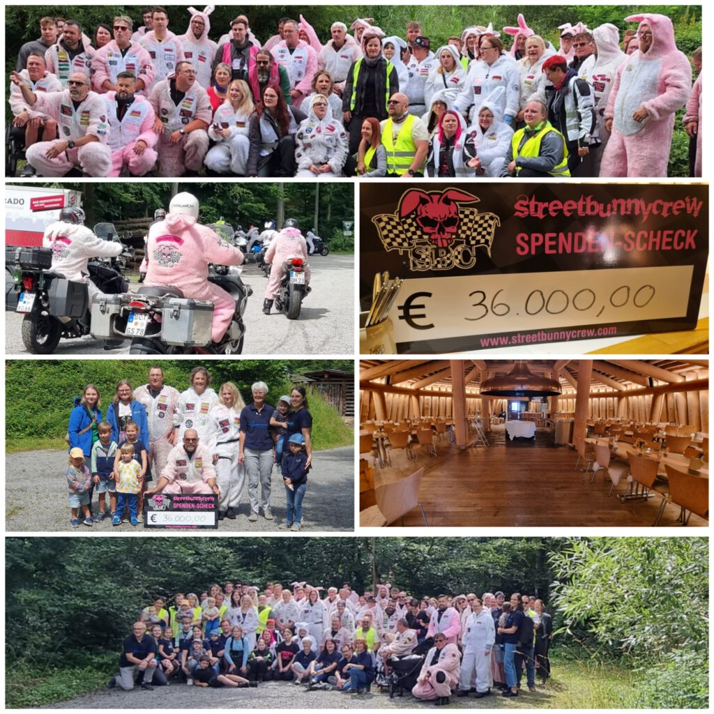 Streetbunnycrew übergibt Spende in Höhe von 36.000 Euro