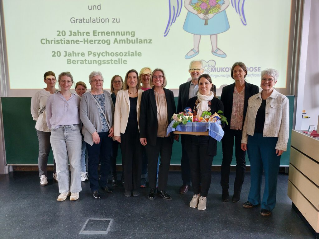 20 Jahre Ernennung Christiane Herzog Ambulanz und 20 Jahre Psychosoziale Beratungsstelle