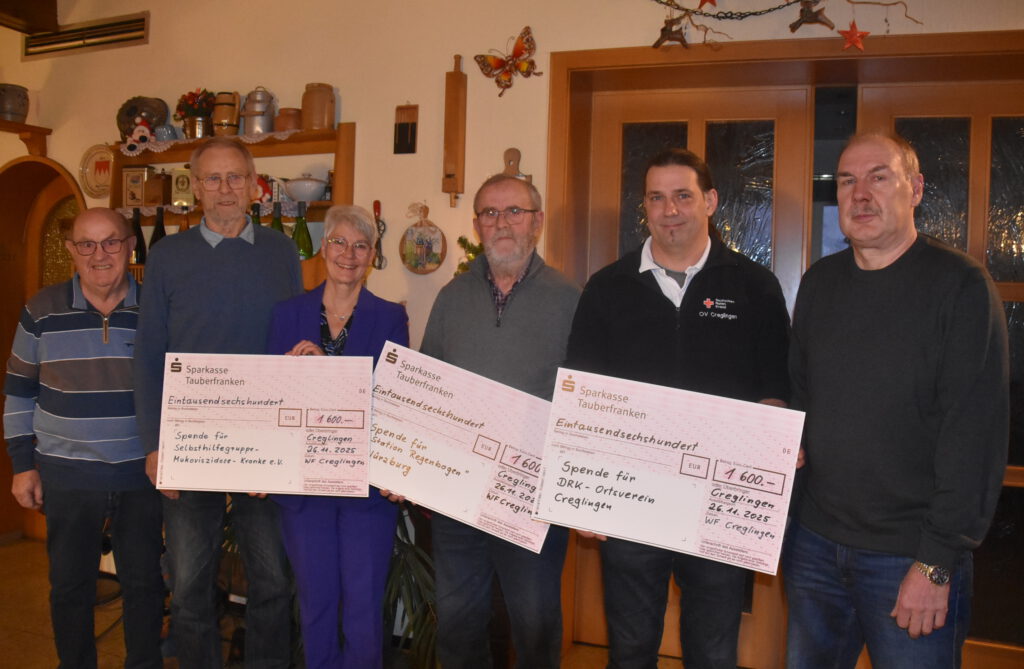 Spende aus Vereinsauflösung kommt Regionalgruppe Unterfranken zugute